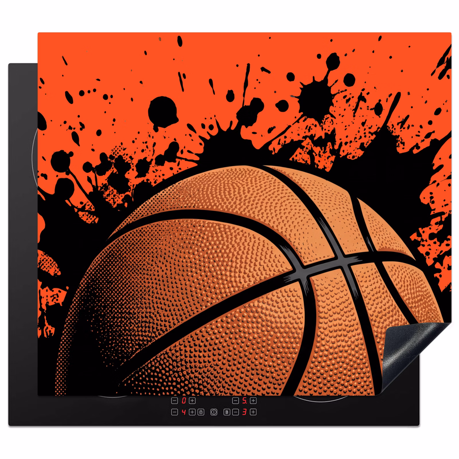 Herdabdeckplatte - Basketball - Farbe - Sport - Orange — 1