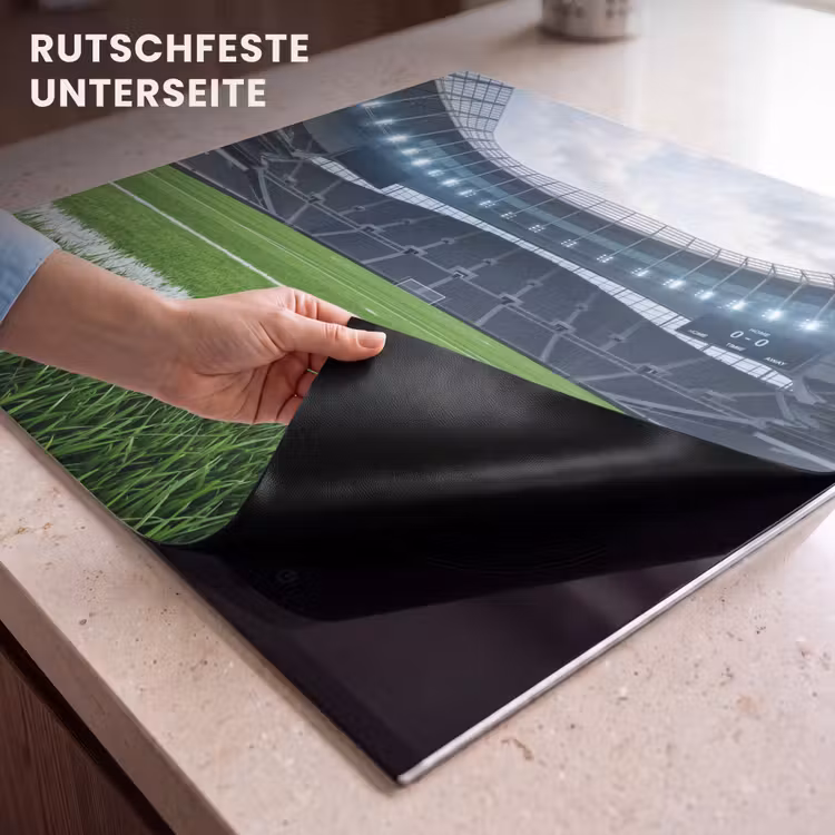 Herdabdeckplatte - Fußball - Stadion - Sport - Grün — 6