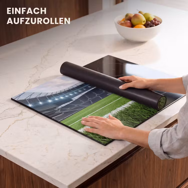 Herdabdeckplatte - Fußball - Stadion - Sport - Grün — 7