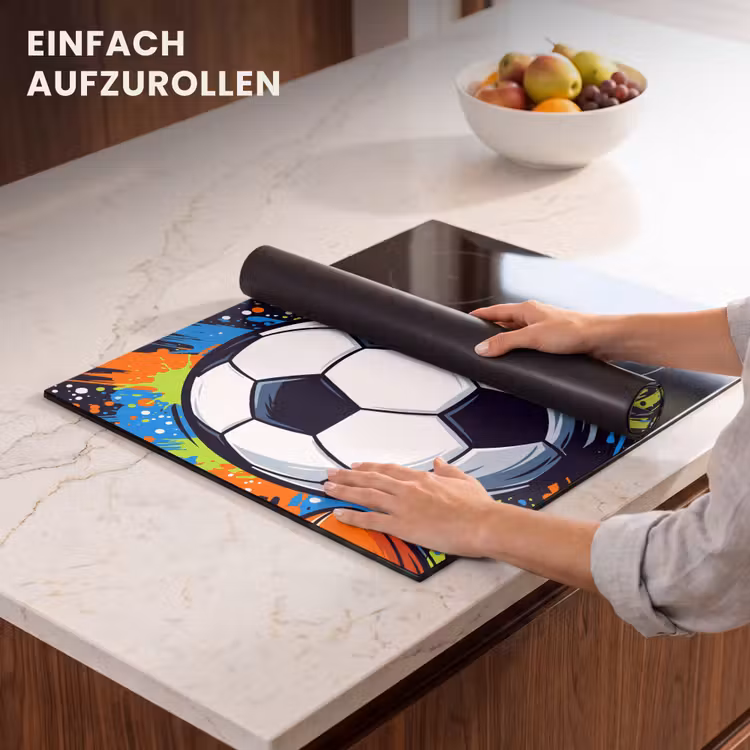 Herdabdeckplatte - Sport - Bälle - Farbenfroh — 7