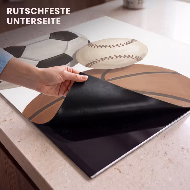 Herdabdeckplatte - Sport - Bälle - Illustration — 6
