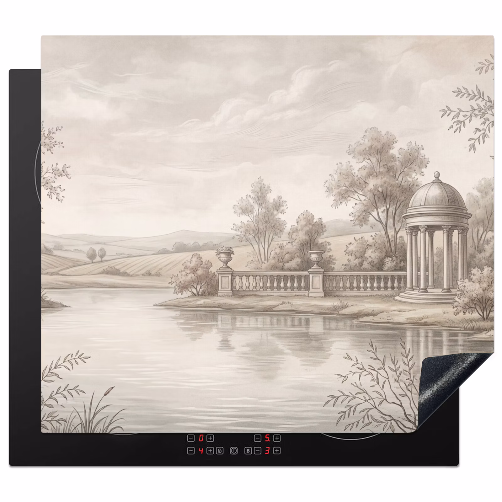 Herdabdeckplatte - Terrasse - Wasser - Natur - Landschaft — 1