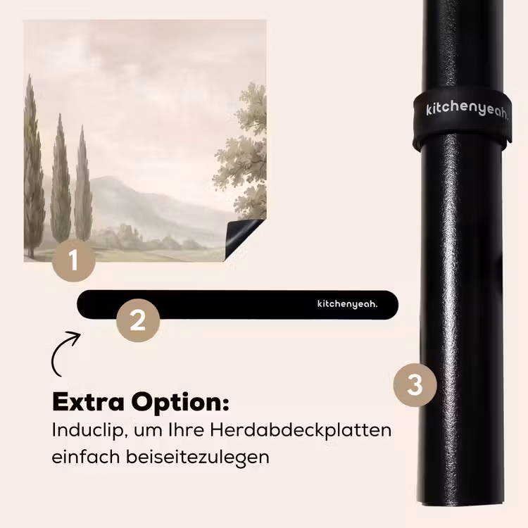 Herdabdeckplatte - Berghang - Bäume - Natur - Grünanlagen — 8