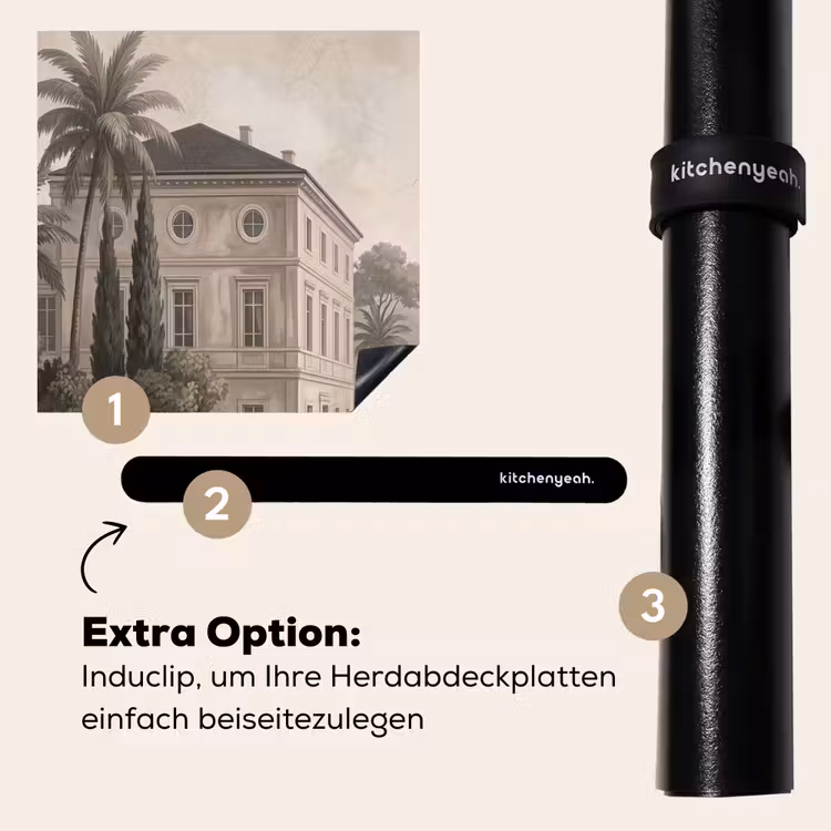 Herdabdeckplatte - Meer - Villa - Beige — 8