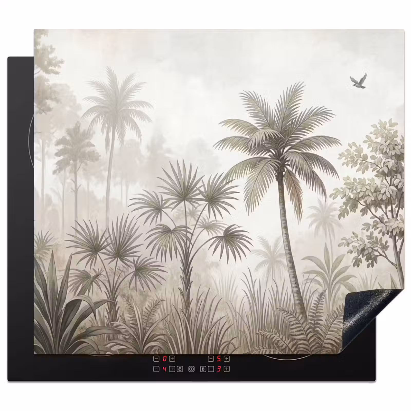 Herdabdeckplatte - Dschungel - Palmen - Natur — 1