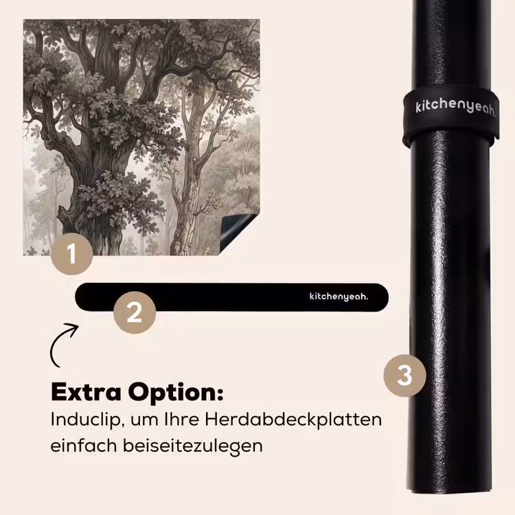 Herdabdeckplatte - Natur - Wald - Eiche — 8