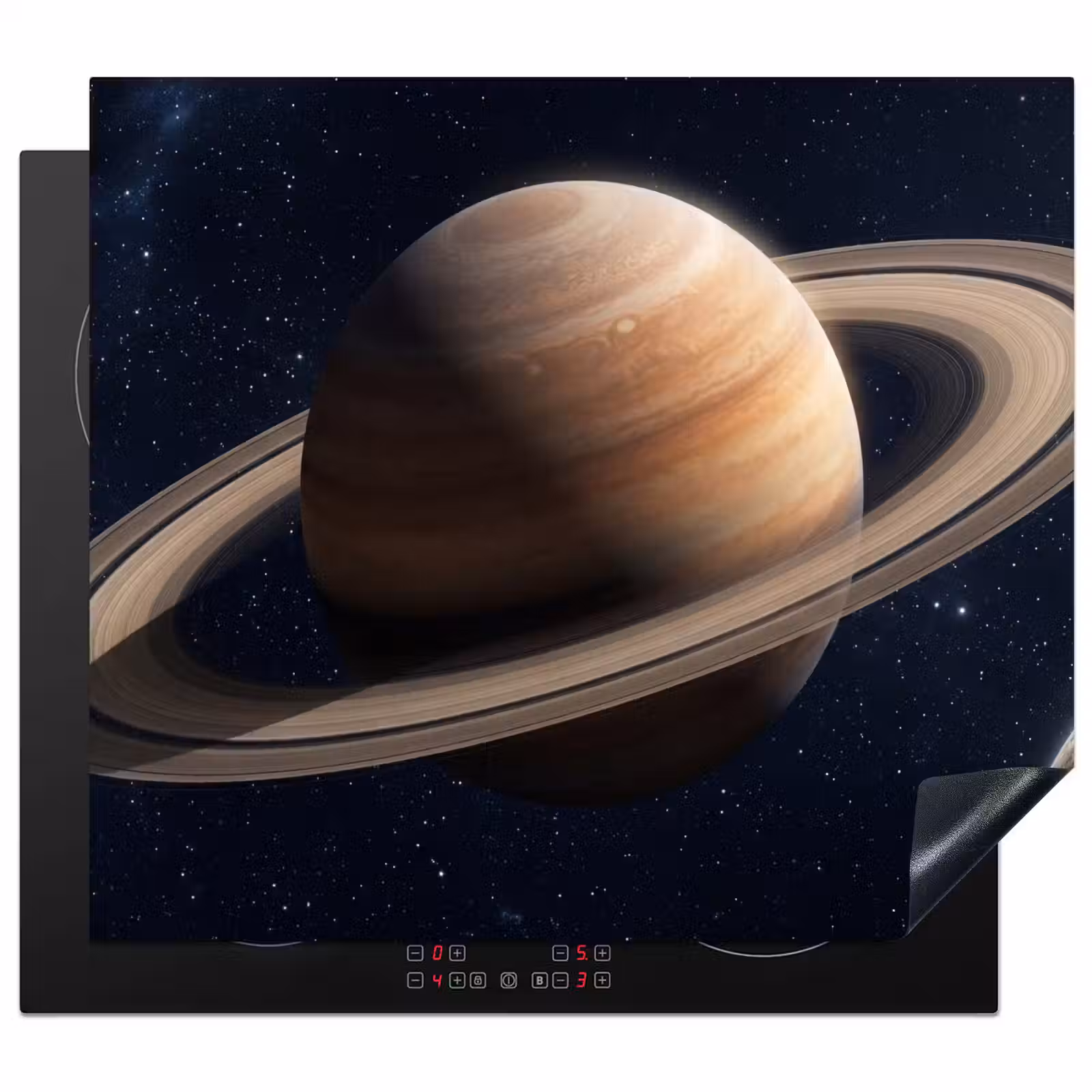 Herdabdeckplatte - Planeten - Saturn - Weltraum — 1