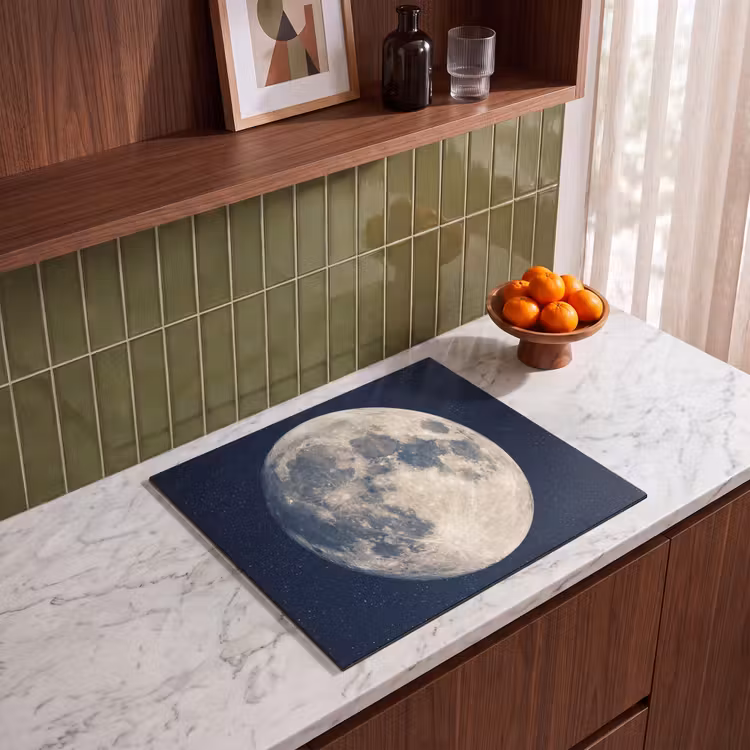 Herdabdeckplatte - Weltraum - Mond - Kosmos — 4