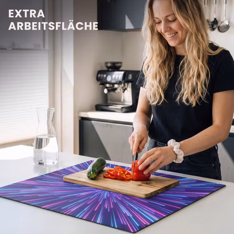 Herdabdeckplatte - Dynamisch - Raum - Farbenfroh — 5