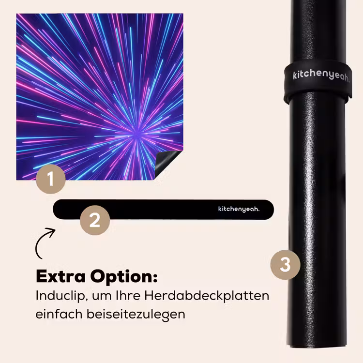Herdabdeckplatte - Dynamisch - Raum - Farbenfroh — 8