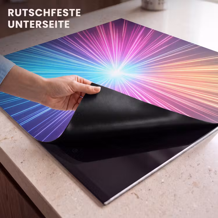 Herdabdeckplatte - Abstrakt - Licht - Explosion - Modern - Bunt — 6