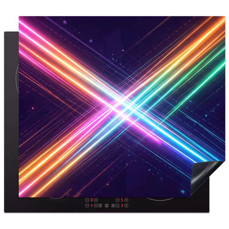 Herdabdeckplatte - Kreuze - Verleumdung - Neon — 1