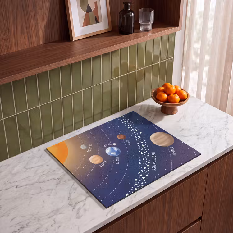 Herdabdeckplatte - Planetensystem - Weltraum - Illustration — 4
