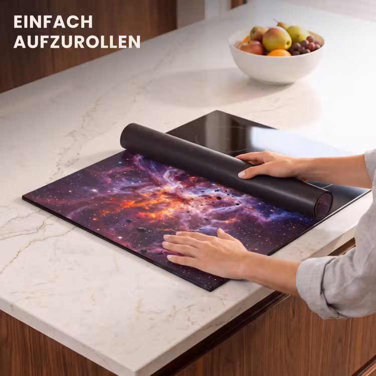 Herdabdeckplatte - Weltraum - Sterne - Abstrakt - Farbenfroh — 7