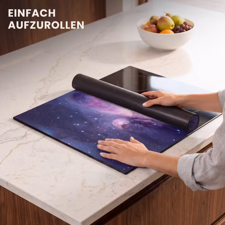 Herdabdeckplatte - Weltraum - Sterne - Farbenfroh — 7