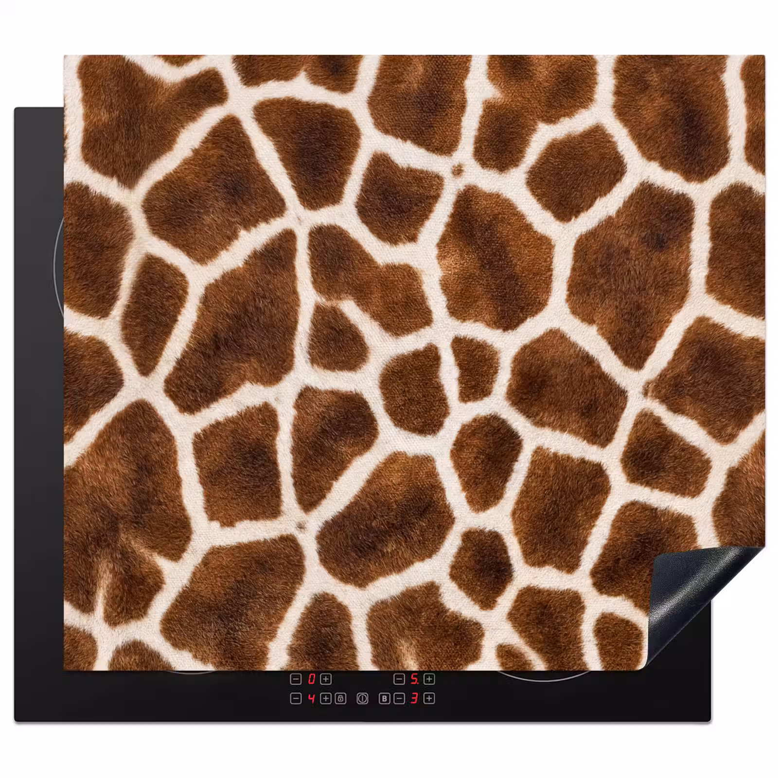Herdabdeckplatte - Giraffe - Mantel - Klassisch - Braun — 1