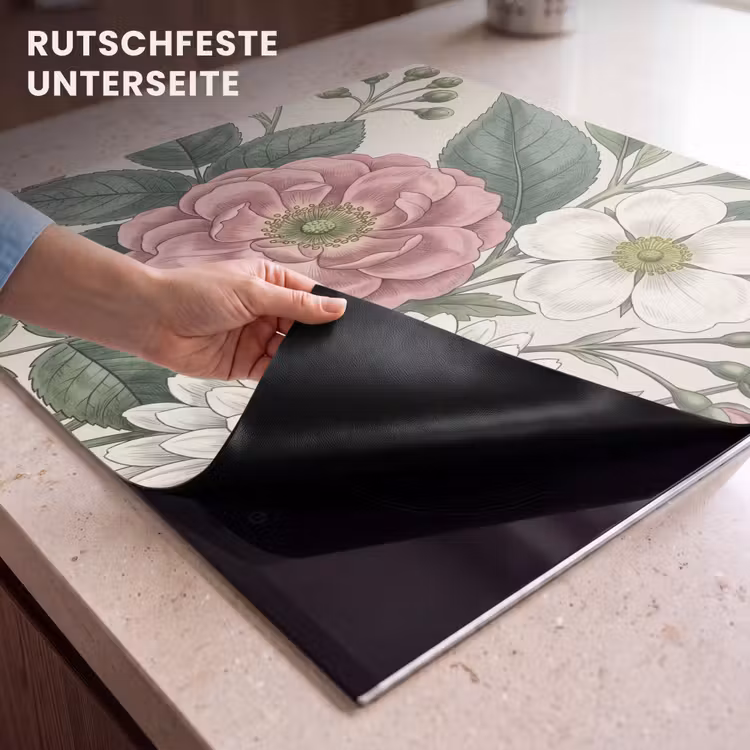 Herdabdeckplatte - Romantisch - Design - Farbenfroh — 6