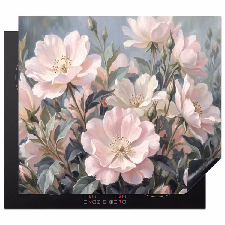 Herdabdeckplatte - Rosen - Illustration - Rosa — 1