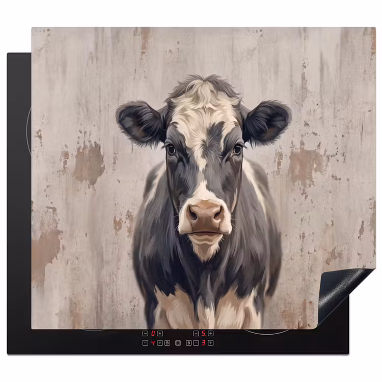 Herdabdeckplatte - Kuh - Porträt - Tiere - Modern — 1