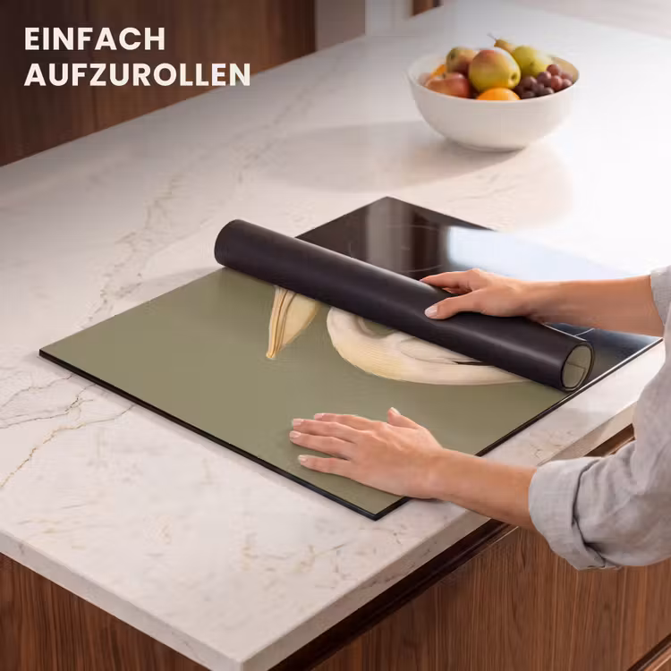 Herdabdeckplatte - Pelikan - Weiß - Vogel - Klassisch - Natur — 7