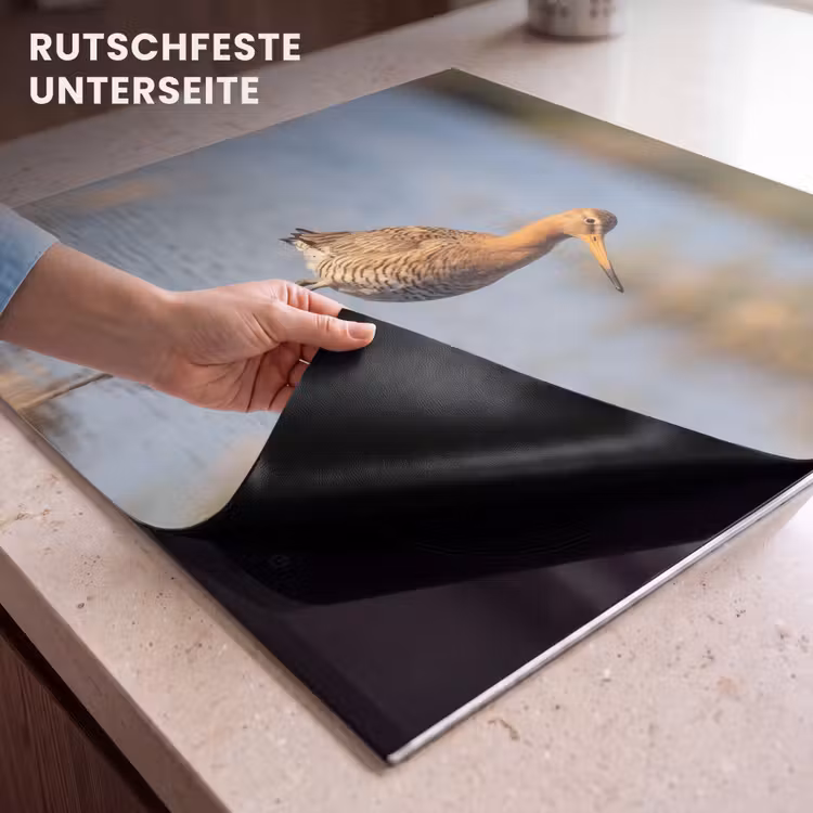 Herdabdeckplatte - Vogel - Stelzenläufer - Wasser - Natur — 6