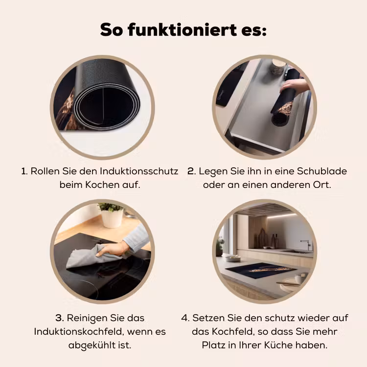 Herdabdeckplatte - Raubvogel - Mäusebussard - Braun — 7