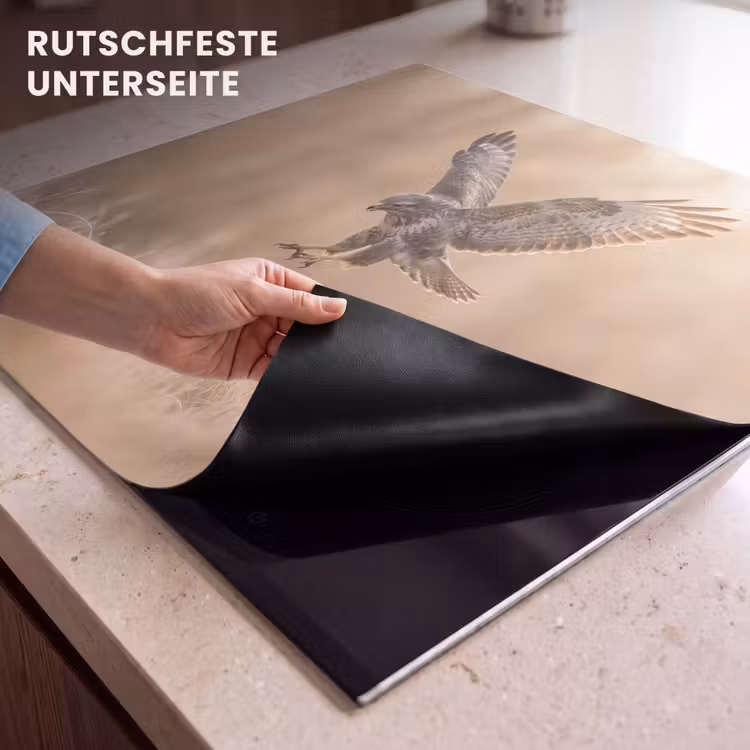 Herdabdeckplatte - Bussard - Raubvogel - Natur - Braun — 6