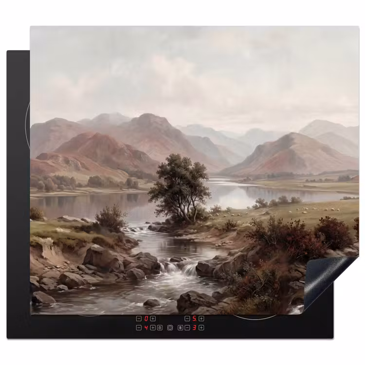 Herdabdeckplatte - Berglandschaften - See - Berge - Tal - Klassisch — 1