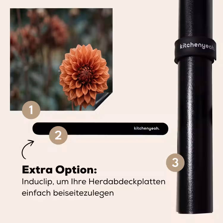 Herdabdeckplatte - Dahlie - Blume - Natur - Atmosphärisch — 8