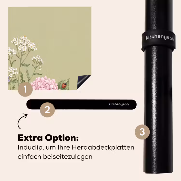 Herdabdeckplatte - Botanisch - Blumig - Farbenfroh — 8