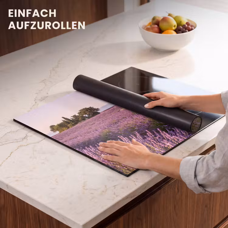 Herdabdeckplatte - Lavendel - Landschaft - Gelassenheit - Lila — 7