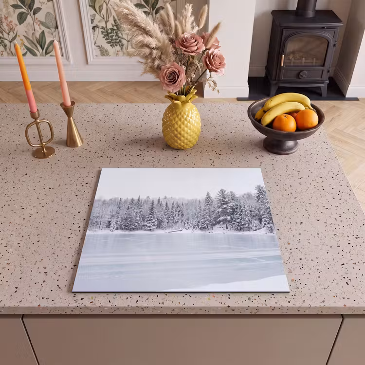 Herdabdeckplatte - Mehr - Kiefer - Eis - Winter - Beruhigend — 3