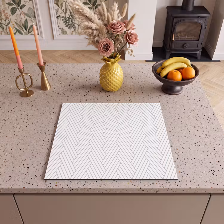 Herdabdeckplatte - Grafisch - Gemustert - Modern - Gewebt — 3