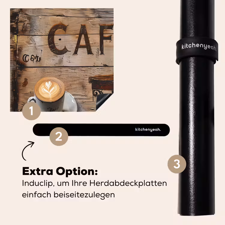 Herdabdeckplatte - Cafe - Holz - Kaffee - Regale — 8