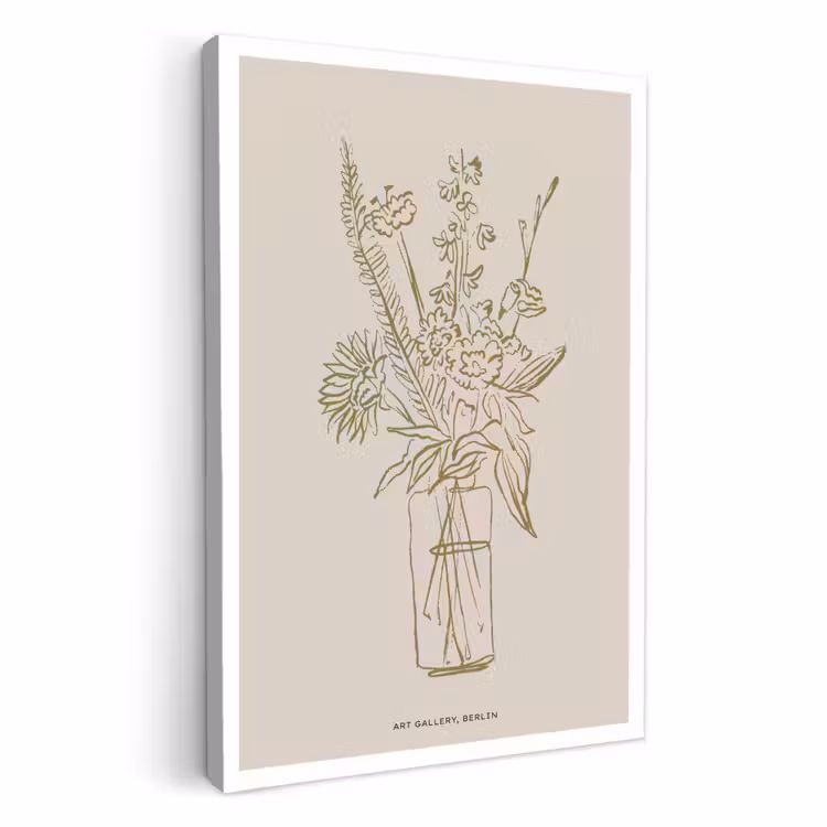 Leinwandbilder - Botanisches Gold — 1