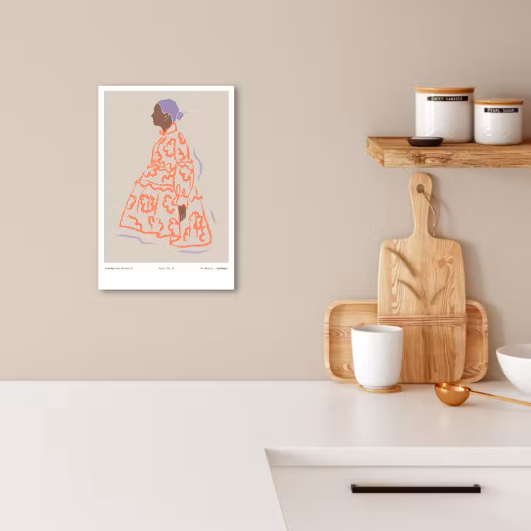 Leinwandbilder - Profil in Pastell — 3