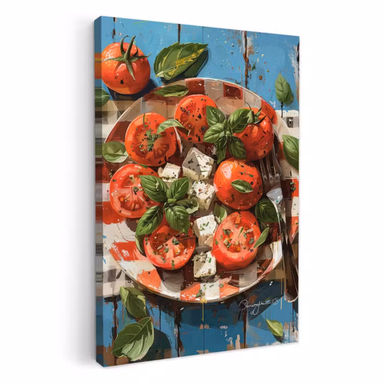 Leinwandbilder - Caprese auf Leinwand — 1