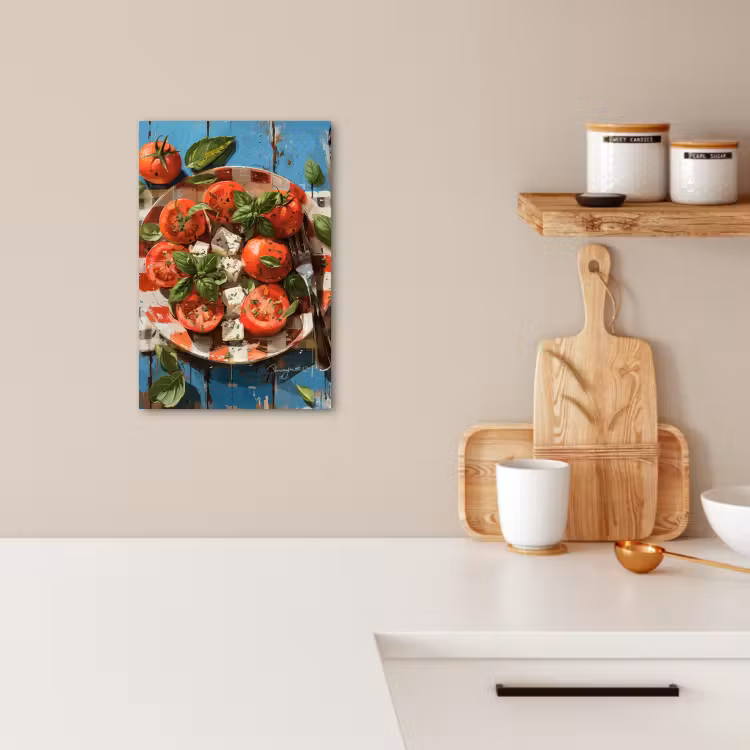 Leinwandbilder - Caprese auf Leinwand — 3