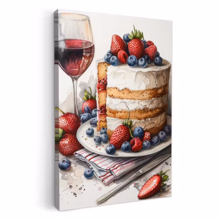 Leinwandbilder - Festlicher Gourmet — 1