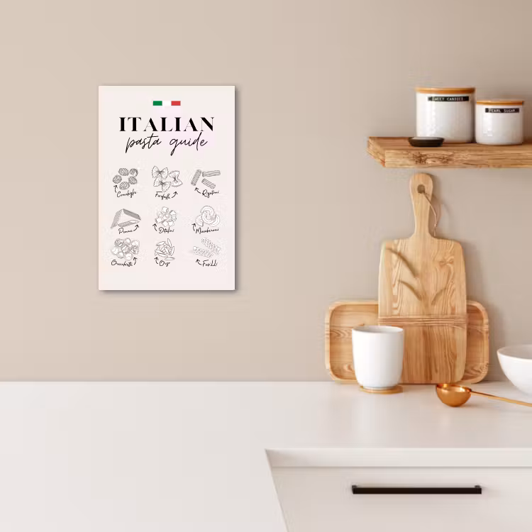 Leinwandbilder - Pasta-Variationen: Eine italienische Reise — 3