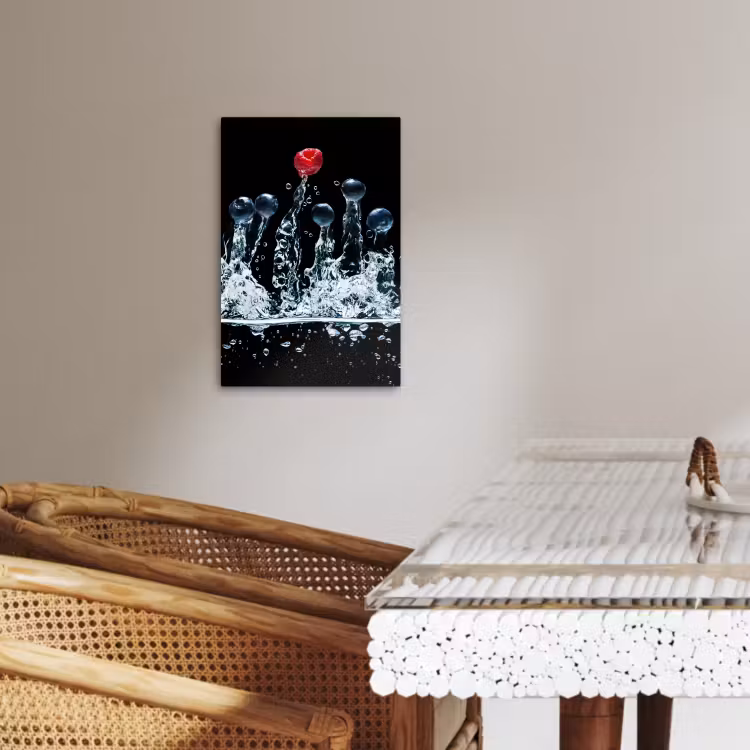 Leinwandbilder - Beeren-Splash-Symphonie — 3