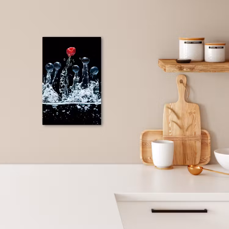 Leinwandbilder - Beeren-Splash-Symphonie — 4