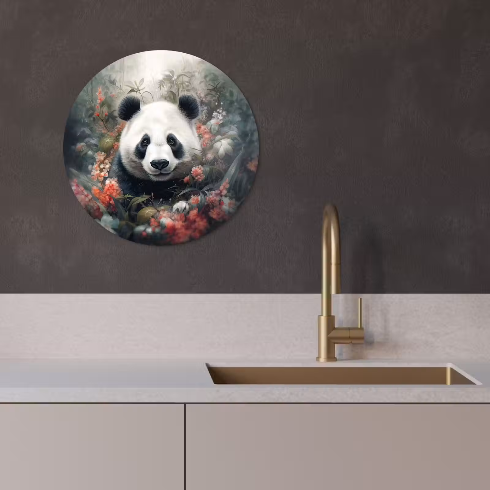 Runde Bilder - Panda im Paradies — 1