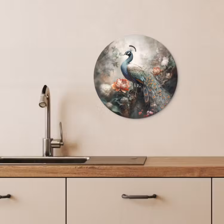 Runde Bilder - Nebliger Pfau-Wurf — 4