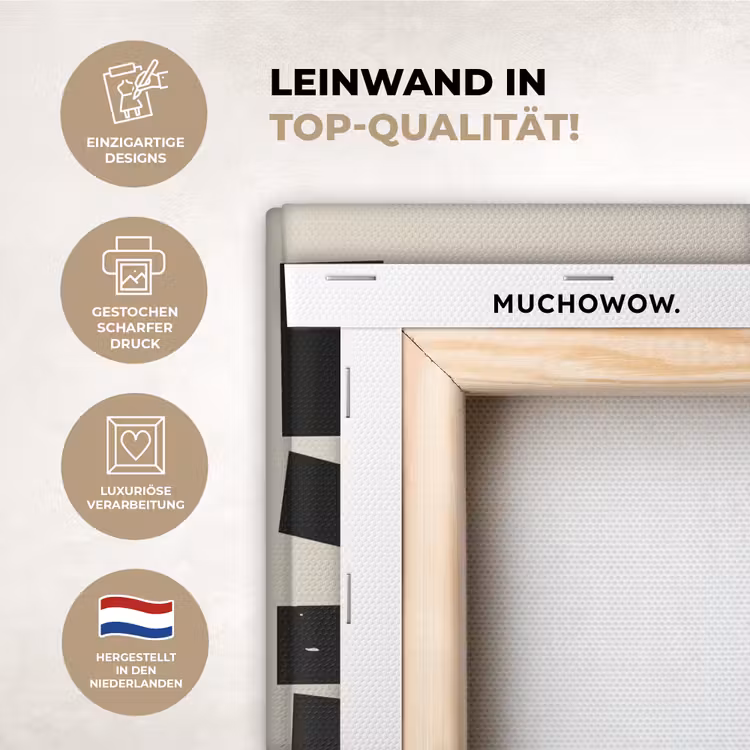 Leinwandbilder - Beige - Japandi - Torte - Dekoration — 2