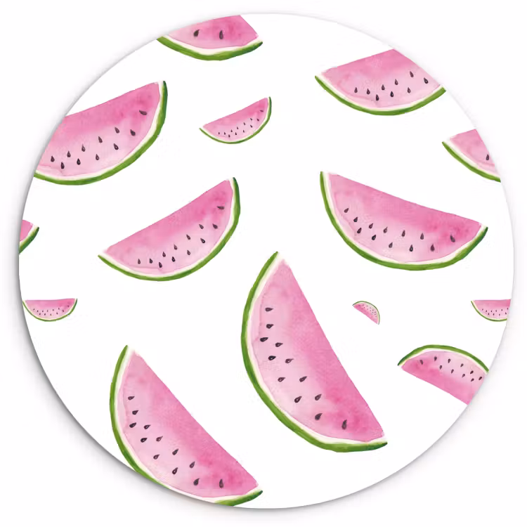 Runde Bilder - Sommerliche Wassermelonen-Scheiben — 1