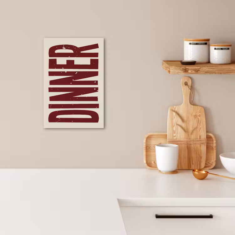 Leinwandbilder - Lebensmittel - Dekoration - Rot - Vintage — 3