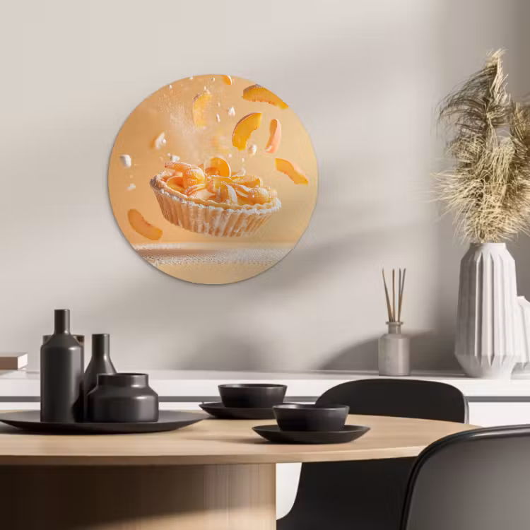 Runde Bilder - Pfirsich - Essen - Torte - Orange — 3