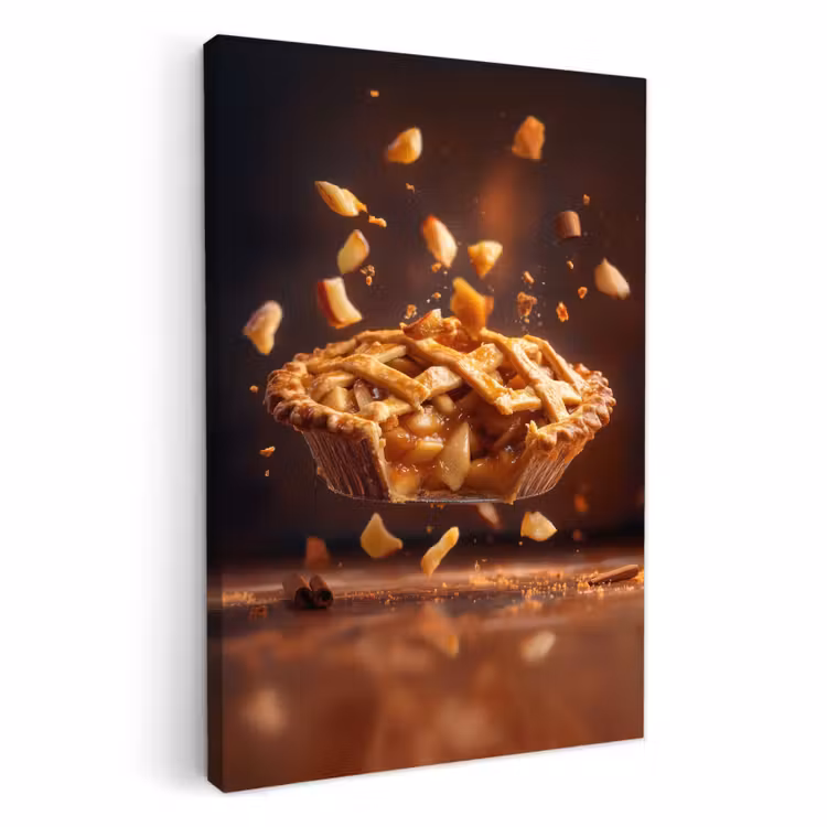 Leinwandbilder - Apfel - Kuchen - Heiß - Essen — 1