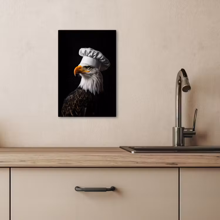 KitchenYeah - Küche - Leinwand - Adler - Amerika - Kochmütze - Vogel - Cool — 5